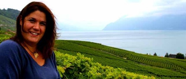 Mélanie Weber, vigneronne à Cully