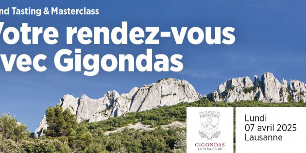 Dégustation de Gigondas à Lausanne